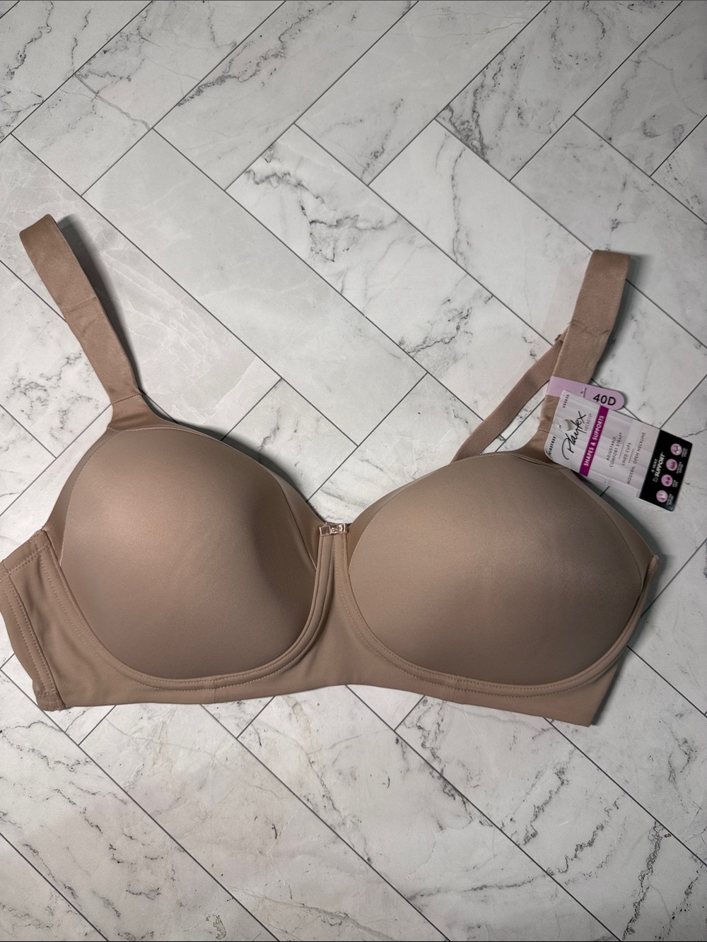 Playtex Secrets Shaping Supportive Bra Nude 40D